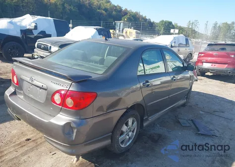 2007 Toyota Corolla S из США, поврежденный, VIN 2T1BR32E87C824496